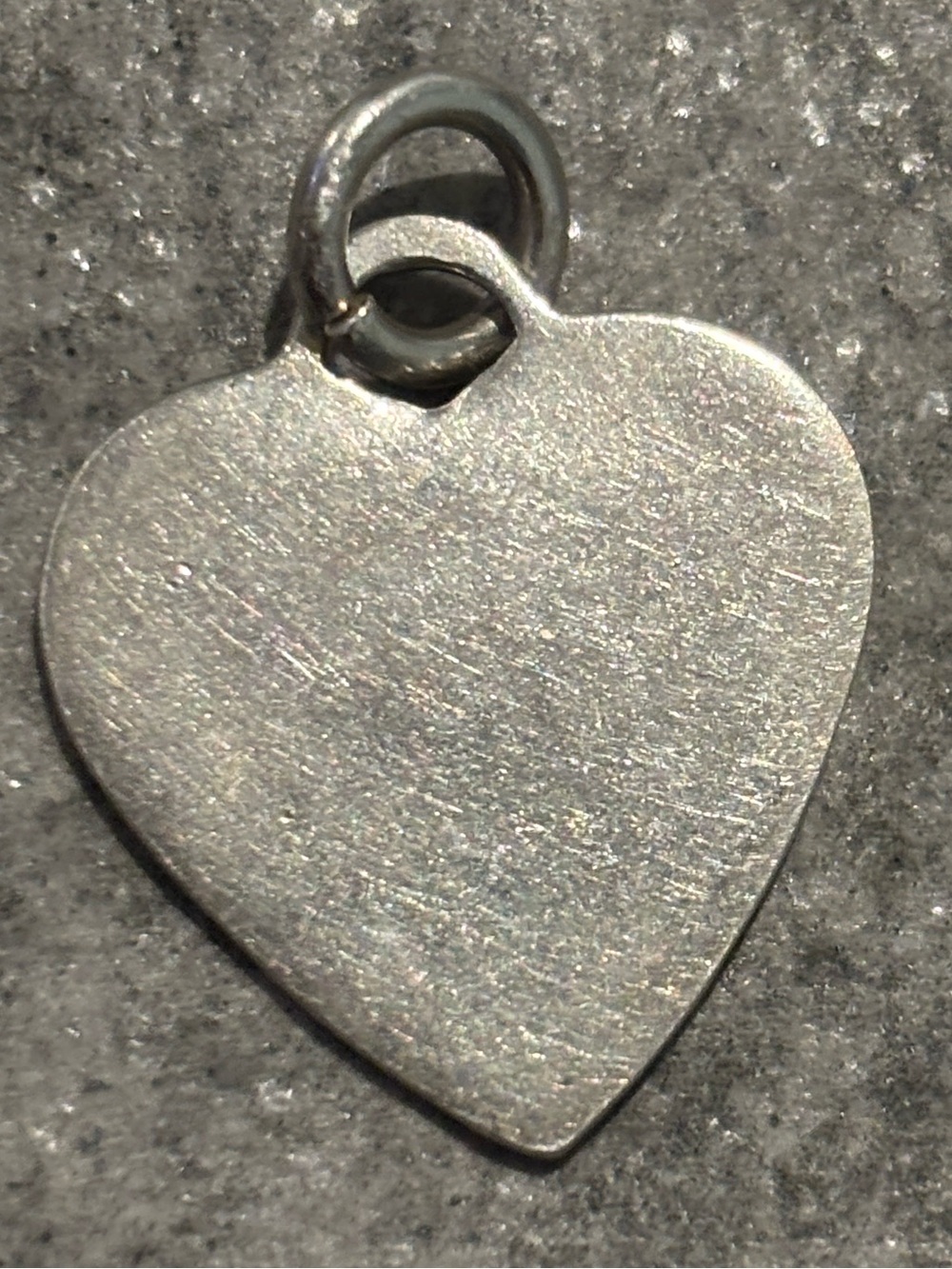 .925 Sterling Silver HEART PENDANT Charm MO Fine Jewelry 1” Vntg